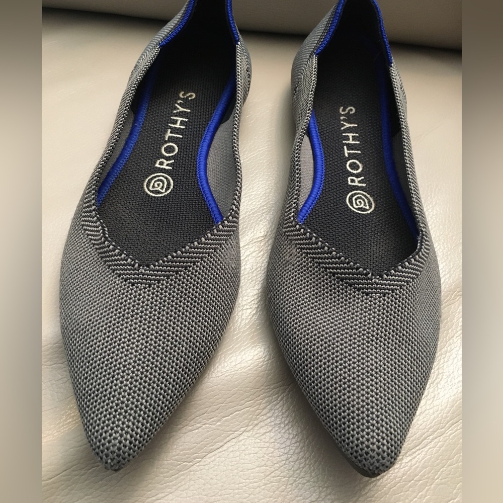 Rothy’s The Point Shoes - GRAY -  size 8.5